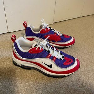 Nike Air Max 98 Psychic Purple And University Red